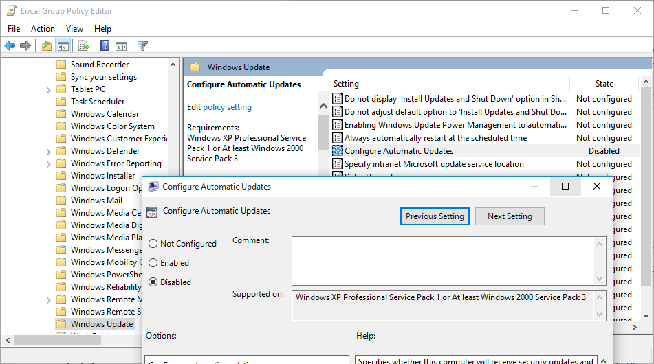 تحديثات ويندوز Update